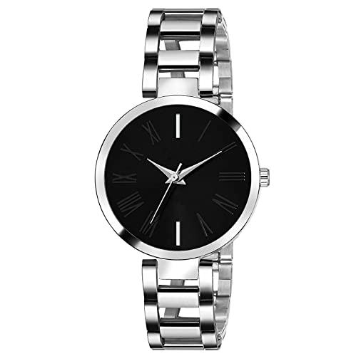 Image of Queen Round Dial Magnetc Strap Analog Gold Watch for Girls /Gold 1838MAGNT