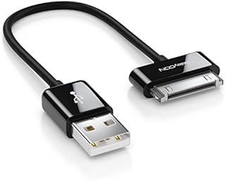 deleyCON 0.15m (5.91 Inch) 30-Pin USB Cable Dock Connector Sync Cable Charging Cable Data Cable Compatible with IPhone 4s 4 3Gs 3G IPad Ipod - Black