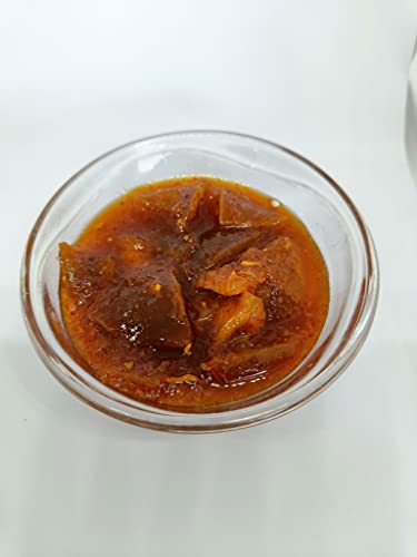 Image of Organic Anand Homemade Nimadi Lemon Pickles 250gram | Khatta Mitha Nimbu ka Achaar | Flavourful, Delicious, Traditional Taste (Pack of 1)
