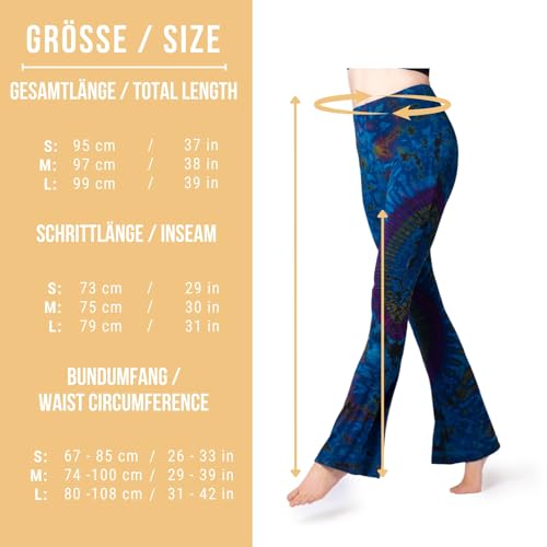 Leggings Flare para Mujeres PANASIAM con Estampado Batik Original 5