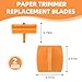 157400-1001 Paper Cutter Blades Replacement for Fiskars Paper Trimmer TripleTrack High Profile Blades, Portable Paper Cutter Style I Blade 1968701005 for Cutting and Scoring- 2 Pack