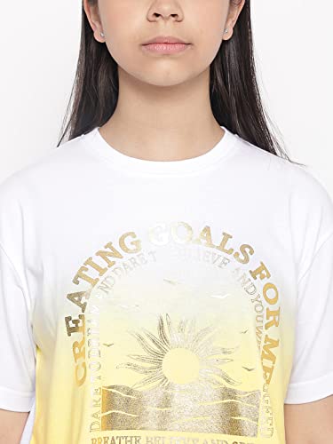 Image of Li'l Tomatoes Girls Cotton Relaxed Fit T-Shirt