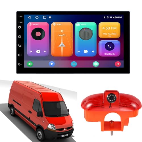 【Ingresso telecamera retromarcia】: la telecamera si alimenta automaticamente quando il veicolo entra in retromarcia e visualizza l'immagine sul touch screen.