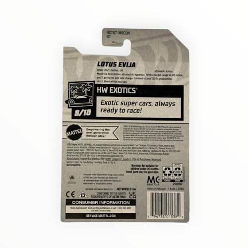 Hot Wheels Lotus Evija miniatura 2