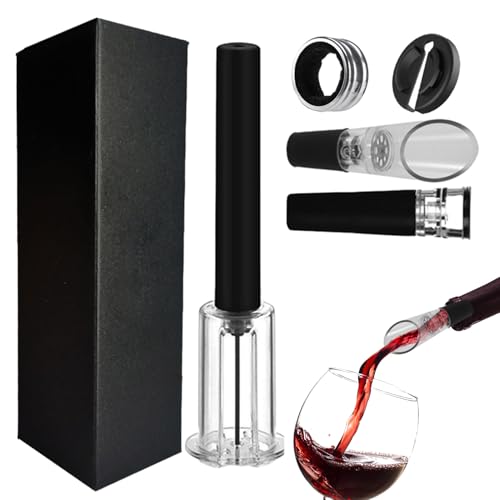 per vino | per barra pneumatica in acciaio inossidabile portatile | Set apribottiglie per vino | Per casa ristorante bar cena festa viaggio picnic campeggio famiglia