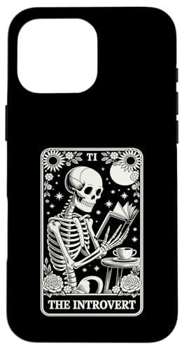 The Introvert Tarot Card Indoorsy Skeleton Inrovert �X�}�z�P�[�X iPhone 16 Pro Max �p