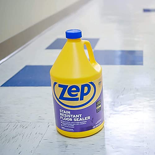 Zep Stain Resistant Floor Sealer - 1 Gallon (Case of 2) ECZUFSLR1282 - Durable, Long-Lasting, Enhances Gloss, Polish Longevity and Stain Resistance on Vinyl (VCT), Concrete, Rubber and Tile - Image 5