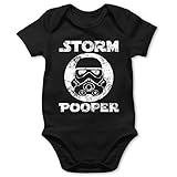 Für Jungs und Mädchen: Unser Baumwoll Einteiler bedruckt mit Motiv oder lustigen Sprüchen ist perfekt für Kleinkinder und Neugeborene