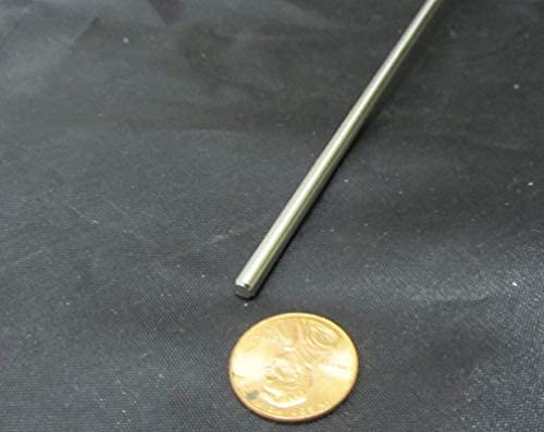 316 Stainless Steel Hardened Shaft .046" Diameter x 6" Long 5 pcs