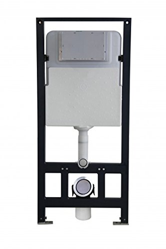 WC-Vorwandelement G3004A inkl. Betätigungsplatte - Modell wählbar, Betätigungsplatte:Modell 4111 satin