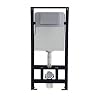 Toilet Frame Element G3004A Including Actuator Plate - Choice of Model Actuator Plate Model 4111 Satin