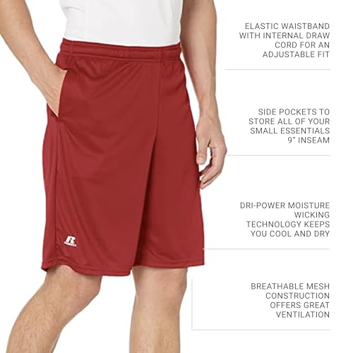 Image of Russell Athletic Men's Dri-Power Performance Short with Pockets