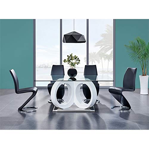Global Furniture Dining Table, White #TOP4