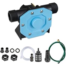 KITLUCK Hand Drill Pump, 750GPH Drill Powered Water Transfer Pump with Water Hose, Oil Tube and Adapter, Manual Water Pump for Drill, Small Self-Priming Electric Drill Pump for Water, Diesel