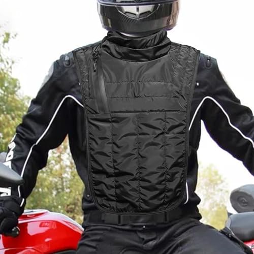Cache-cou et poitrine de moto en textile technique isolant et finitions confort - 3