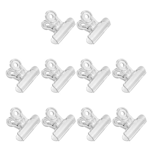 10 clips para extensión de uñas plásticos 38 mm miniatura 1