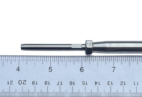 US Stainless Tensores de Acero Inoxidable 316 con Mano para Cable de 1/8" miniatura 5