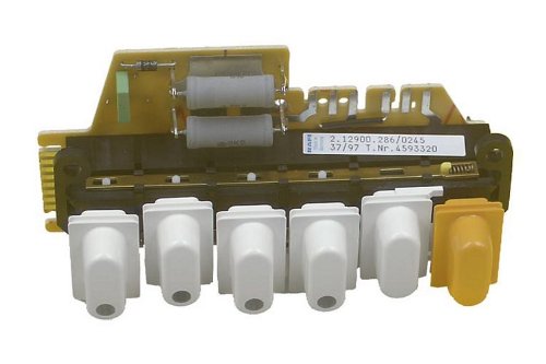 Preisvergleich Produktbild Schalter (6 Drucktasten 2.12900.246 / 0231) Waschmaschine 4593320 Miele