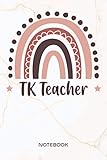 kyocera tk 120 toner cartridge  TK Teacher Boho Rainbow: notebook 6/9 in 120 page