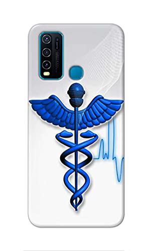 Image of Printed Hard Back Cover Case for Vivo Y30 Back Cover (Medical Doctor) -1803