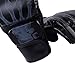 Sempoda Half Finger Boxing Gloves for Men and Women, Adjustable Wrist Band, Perfect for Kickboxing, Fighting and Training(Ghost Hand Style Black)