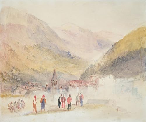 Pintura mural Pre St Didier Turner cuadro lienzo 60x90cm vertical