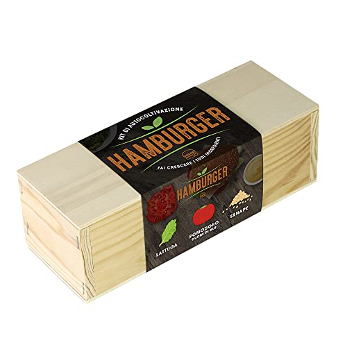 Resetea Kit Coltivazione Hamburger, Lattuga, Pomodoro e Senape
