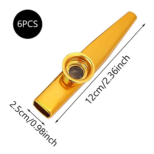 6 Pièces Kazoo Métal Kazoo de Musique flûte Kazoo Métal Diaphragme Kazoo de Musique Instrument Kazoo de Musique… - Les Beatles, Paul McCartney, John Lennon, RIngo Starr, George Harrison 6 Pièces Kazoo Métal Kazoo de Musique flûte Kazoo Métal Diaphragme Kazoo de Musique Instrument Kazoo de Musique… – Image 3