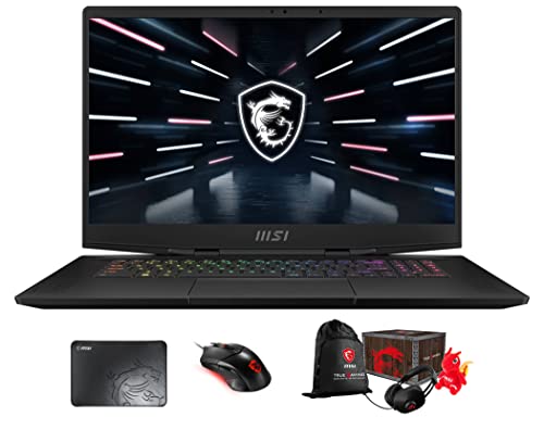 MSI-Stealth-GS77-17-Gaming-Entertainment-Laptop-Intel-i9-12900H-14-Core-64GB-DDR5-4800MHz-RAM-2x8TB-PCIe-SSD-RAID-0-16TB-Win-11-Pro-with-Loot-Box-Clutch-GM08-Pad