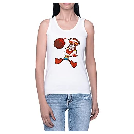 Sans Papyrus Linne För Kvinnor Vit ärmlös T-shirt Women's Tank Top Sleeveless White S