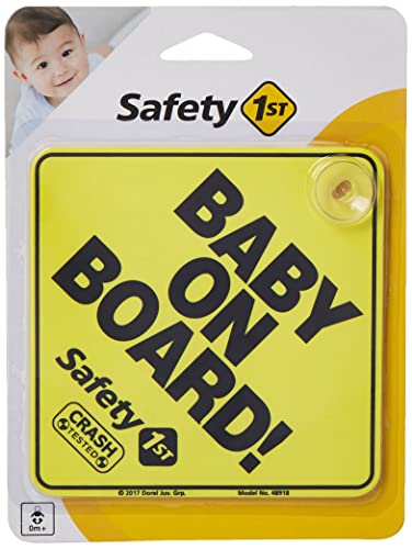 Image of Safety 1st #489180030 Yellow Baby On Board Sign
