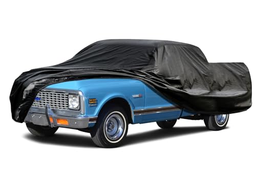 Image of 7 Layers GUNHYI Truck Cover Waterproof All Weater, Pickup Truck Cover Fit Most Regular Cab Short Box for Ford F100 /F150, Chevy C10 /S10, Ram 150 250, Tacoma etc. (Length up to 210 inch)