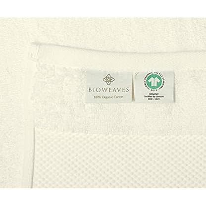BIOWEAVES Handtuch-Set aus 100 % Bio-Baumwolle, 700 g/m², 6-teilig, GOTS-zertifiziert, 2 Badetücher, 2 Handtücher und 2… – Bild 4