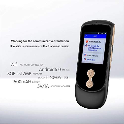 Appareil de traduction vocale intelligent bidirectionnel en temps réel prenant en charge 39 langues