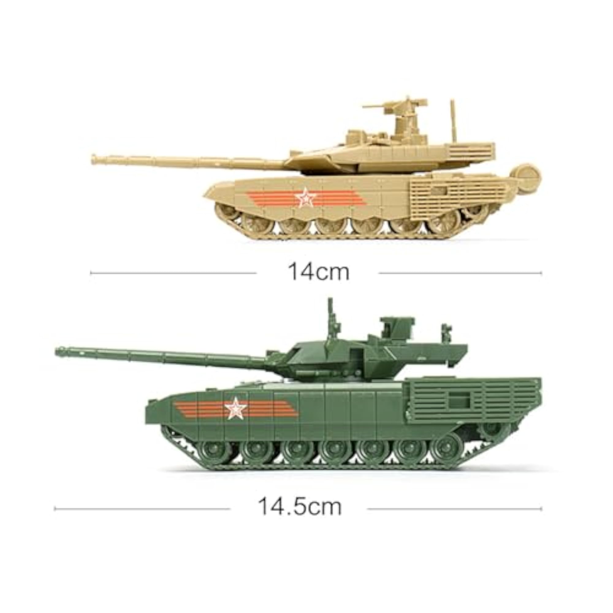1:72 Building Model Kits 4D Tank Model for Adults