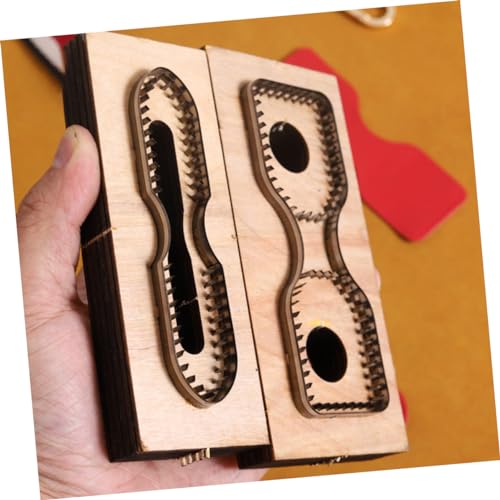 NUOBESTY molde de artigos de couro Ferramenta para profissionais de couro Ferramenta para cortar cou