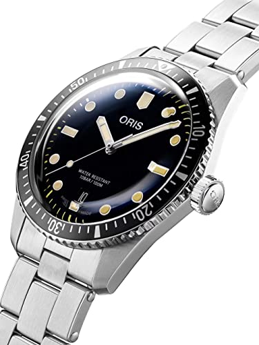 Oris Divers Sixty-Five Automatic Stainless Steel Blue Dial Date Mens Watch 733 7707 4055-07 8 20 182