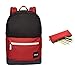 Produktbild Case Logic Campus CCAM-1116 Black/Brick Rucksack Schwarz/Rot Polyester
