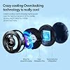 Mag-Safe Phone Cooler for Gaming, Cell iPhone Cooling Fan Hot Weather, Portable RGB Mobile Enfriador para Celular Case, Ventilador para Telefono ipad Keep Phone Cool, for iPhone/Android Series Phone