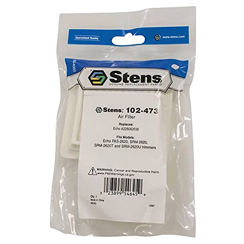 Stens 102-473 Air Filter Compatible With/Replacement For Echo Most Ah262, Hca-2620 And Shc-2620 Hedge Trimmers, Brd-2620 Bed Redefiner, C262 Brushcutter, Hca-2620, Le262 And Pe-2620 Edgers A226002030 #TOP2