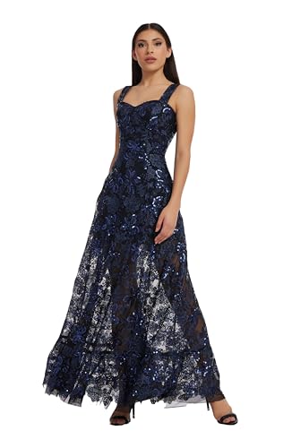 Image of Dress the Population Womens Anabel Fit and Flare Maxi DressSpecial Occasion Dress