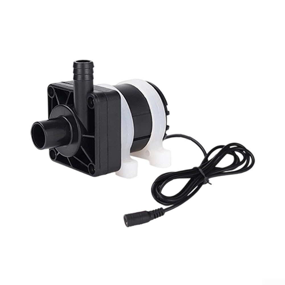 Brushless DC Submersible Pump 12V/24V 18W-28W With 800L/H Flow And 5M Head, Quiet Low Noise Multifunction Design For Aquarium Fish Tank Garden Fountain (DC4212-B-12V)