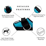 ShawnCo Essential Dog Harness, No-Pull Pet Vest with 3 Leash Clips, No Choke, Reflective, Adjustable and Padded, for Easy Walking and Training for Small, Medium and Large Dogs (Oceanic Blue, S) - Image 4