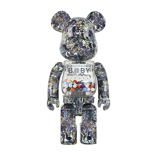 JNVHFGT Ornamento Estatua Decorativa de Escultura de Oso de Bloques Bearbrick de 28 cm, 400% Coleccionable, Juguetes Regalos para niños y niñas