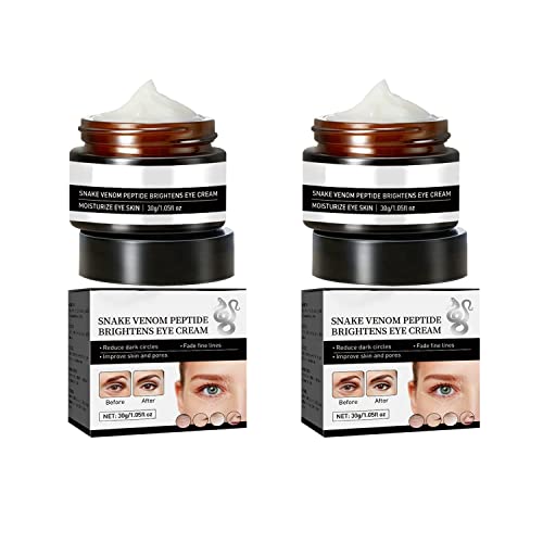 DICTAMNI 2Pcs Verfons Firming Eye Cream, Anti Aging Eye Bag Cream, Fades Fine Lines and Wrinkles,Verfons Temporary Firming Eye Cream,Verfons Snake Venom Firming Eye Cream