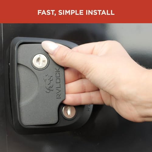 Image of RVLock Griplite RV Door Latch Replacement, Fits Most Campers /Trailers /RVs (Pack of 2)