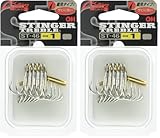 OWNER(オーナー) フック カルティバ ST-46 スティンガートリプルフック 1号 ガンブラックコート (× 2)