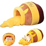 CHENRI Honey Jar Cat Bed, Honigglas-Katzenbett, Niedliche Honig Katzenbett...