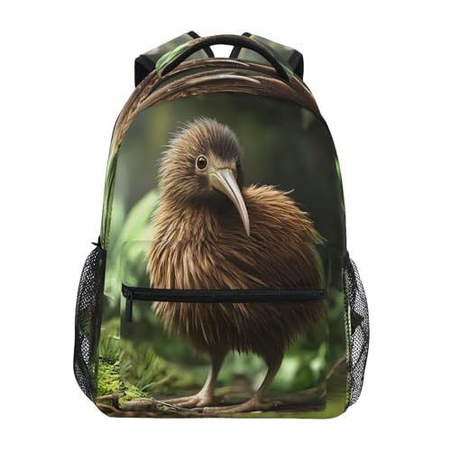STAYTOP New Zealand Bird Backpacks Name Tag School Bags for
