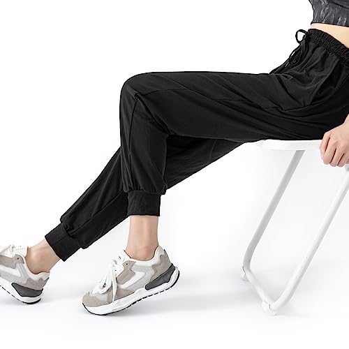 TRIUNION 2 Pack Sweatpants for Women with Pockets Lightweight Jogger Pants for Women Lounge Pants for Workout Running Yoga 5